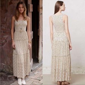 Anthropologie Lace Polka Dot Maxi Dress - Meadow Rue